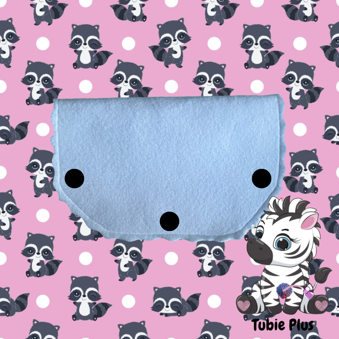 Pink Racoon Print Tubie Towel