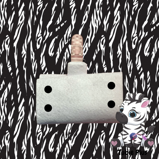 Zebra Print Tubie Pouch