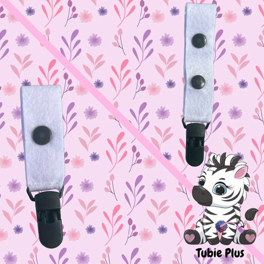 Floral Print Tubie Clip