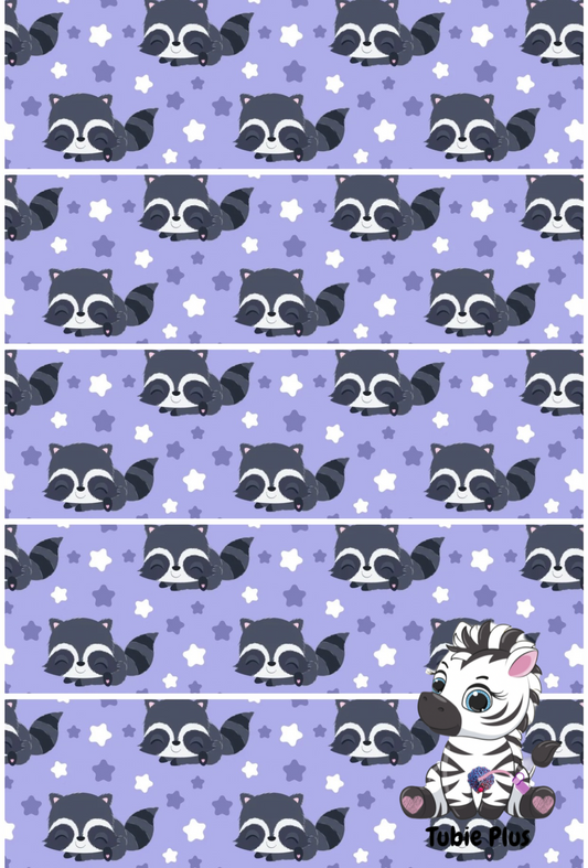 Racoon Print Strip | Full | Small