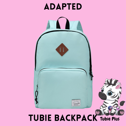 Baby Blue Feeding Tube Backpack, Tubie Backpack, Adapted Backpack