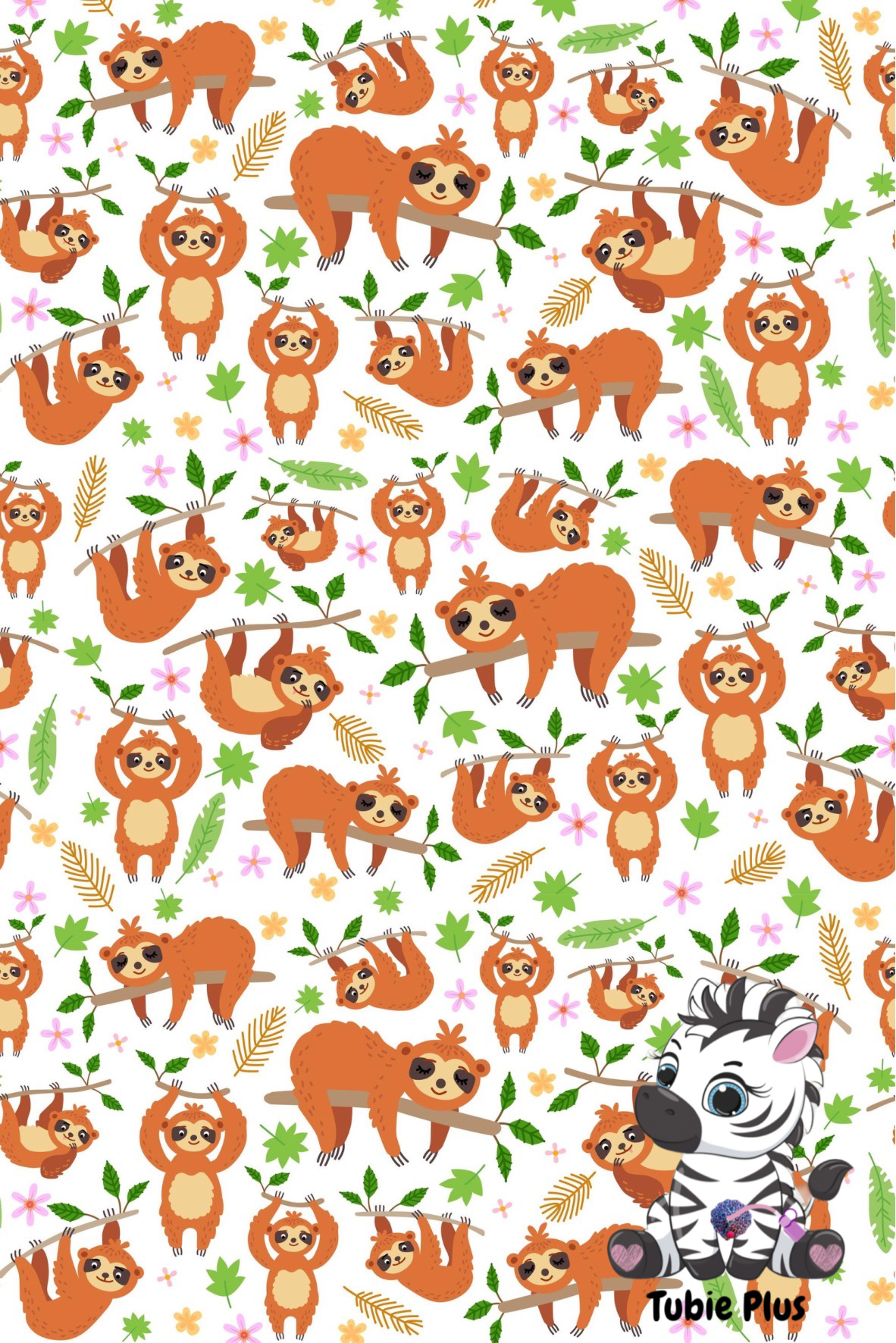 Sloth Print Strip | Full | Small