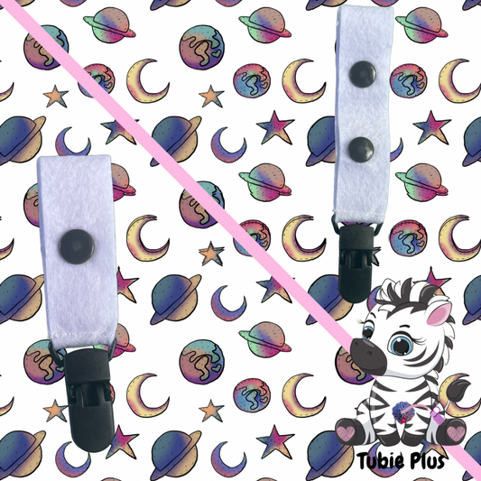 Moon Print Tubie Clip