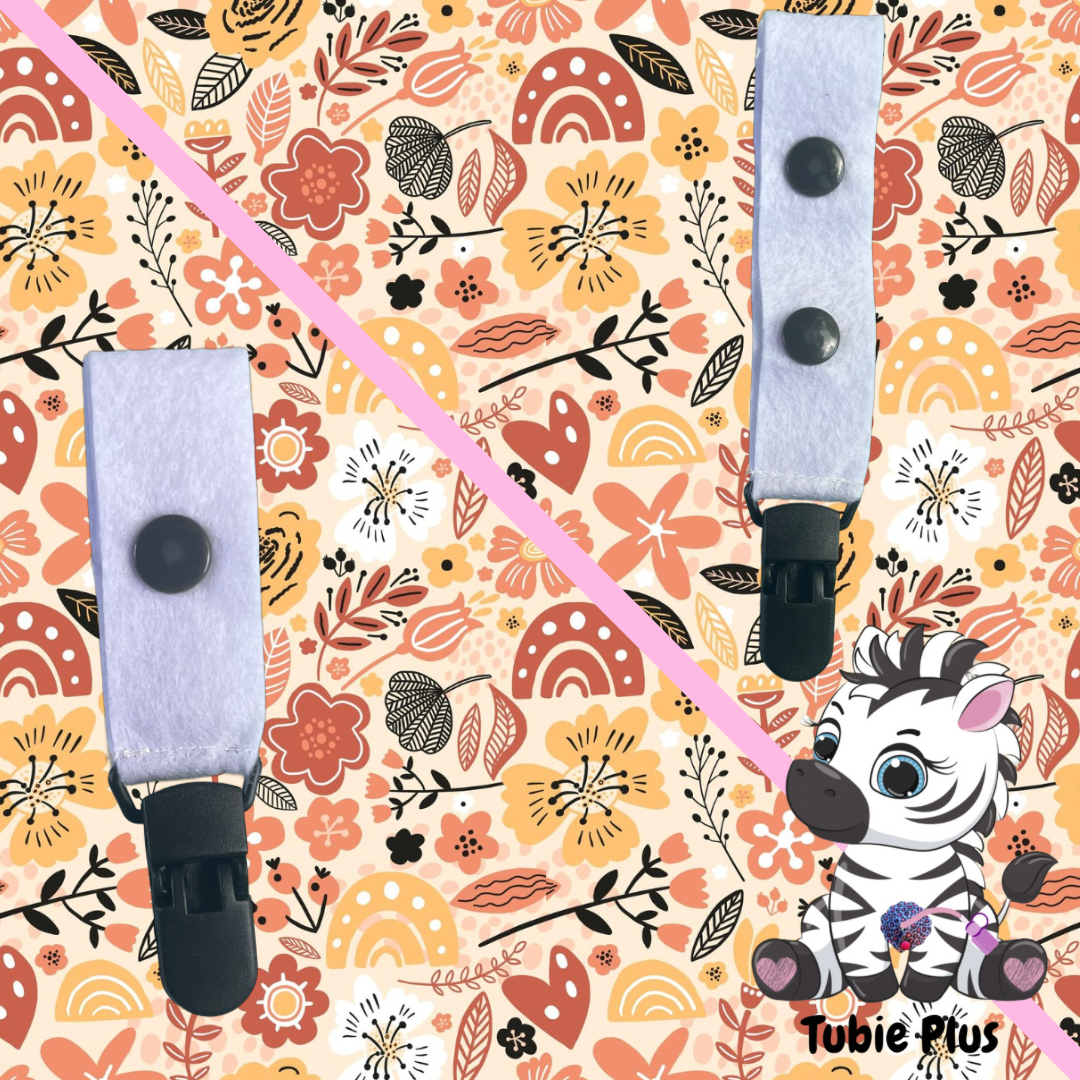 Autumnal Print Tubie Clip