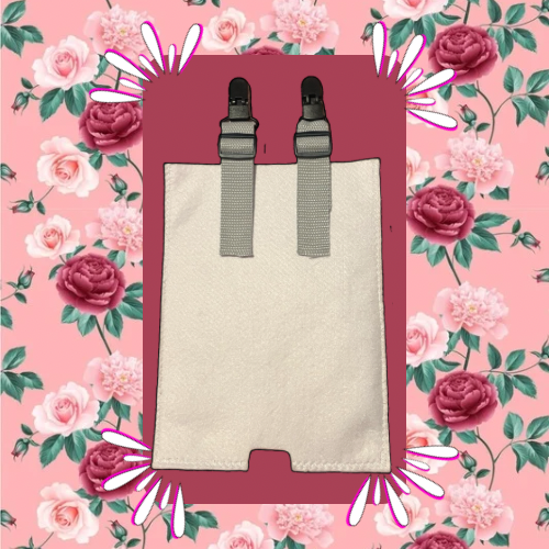 Rose Print Drainage Bag Cover