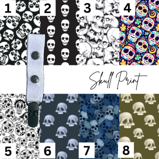 Skull Large Tubie Clip