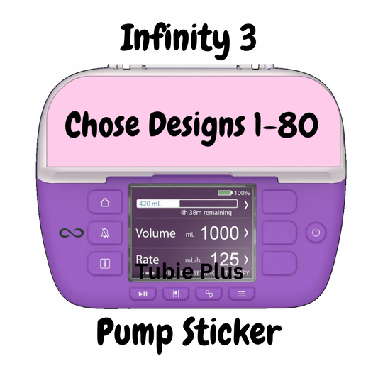 Infinity 3 Pump Sticker | Glossy Finish