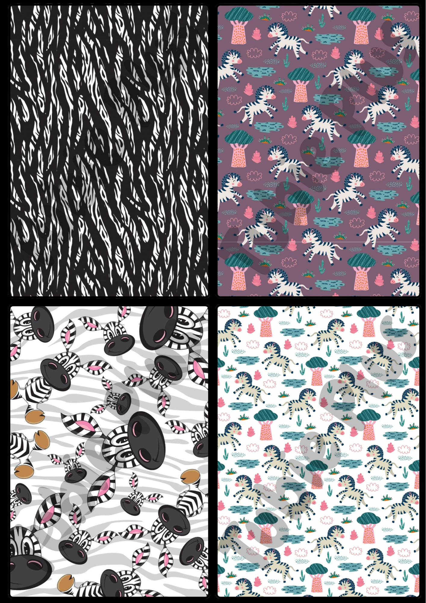 Zebra Print Tubie Pad | SPC Pad