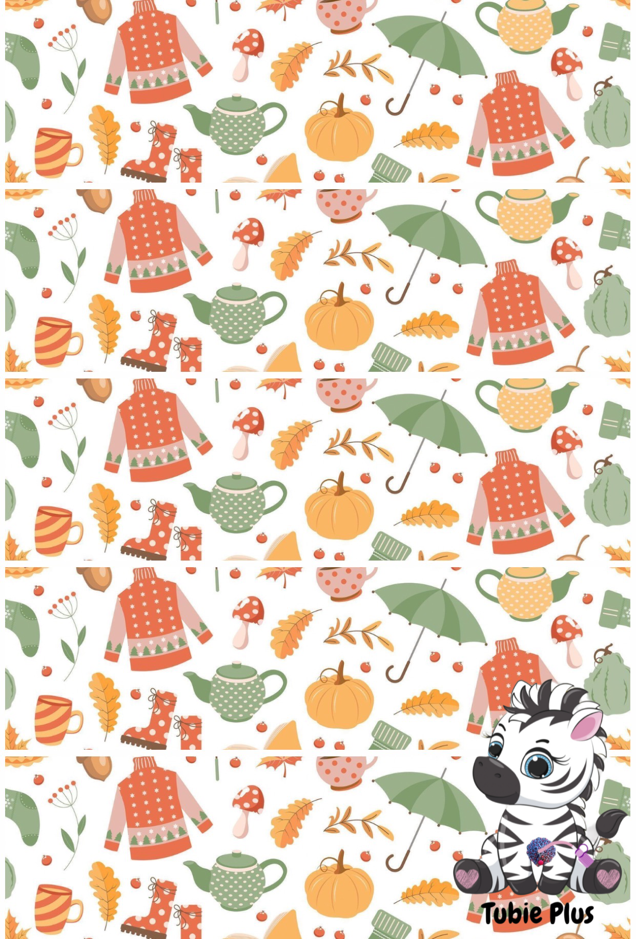 Autumnal Print Strip | Full | Small