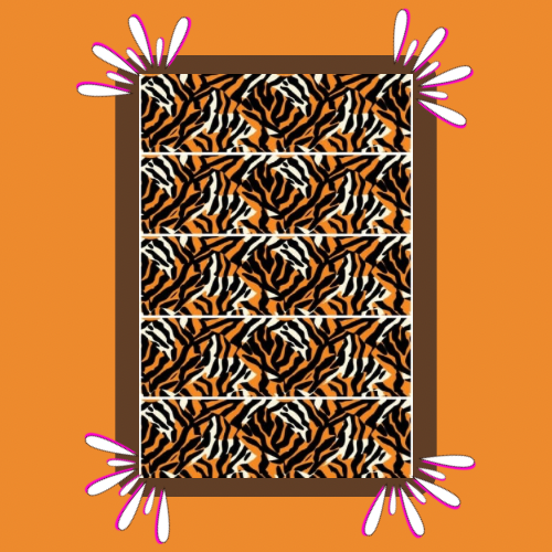 Tiger Print Strip | Full | Small