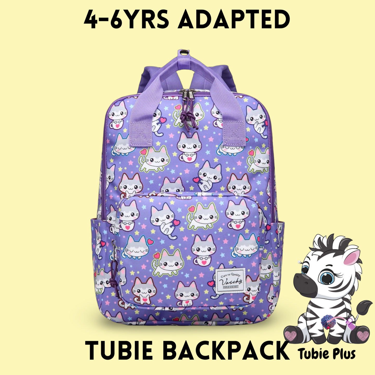 Cat Feeding Tube Backpack, Tubie Backpack, Adapted Backpack