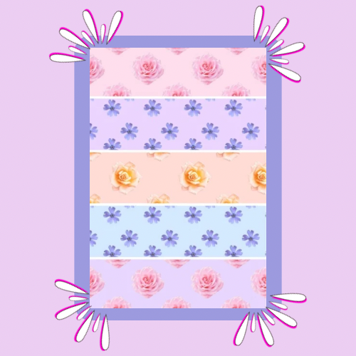 Rose Floral Mix Print Strip | Small