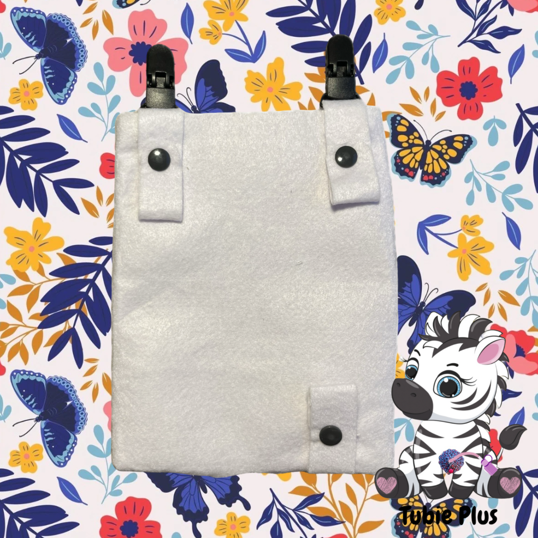 Butterfly Print Drainage Bag Cover