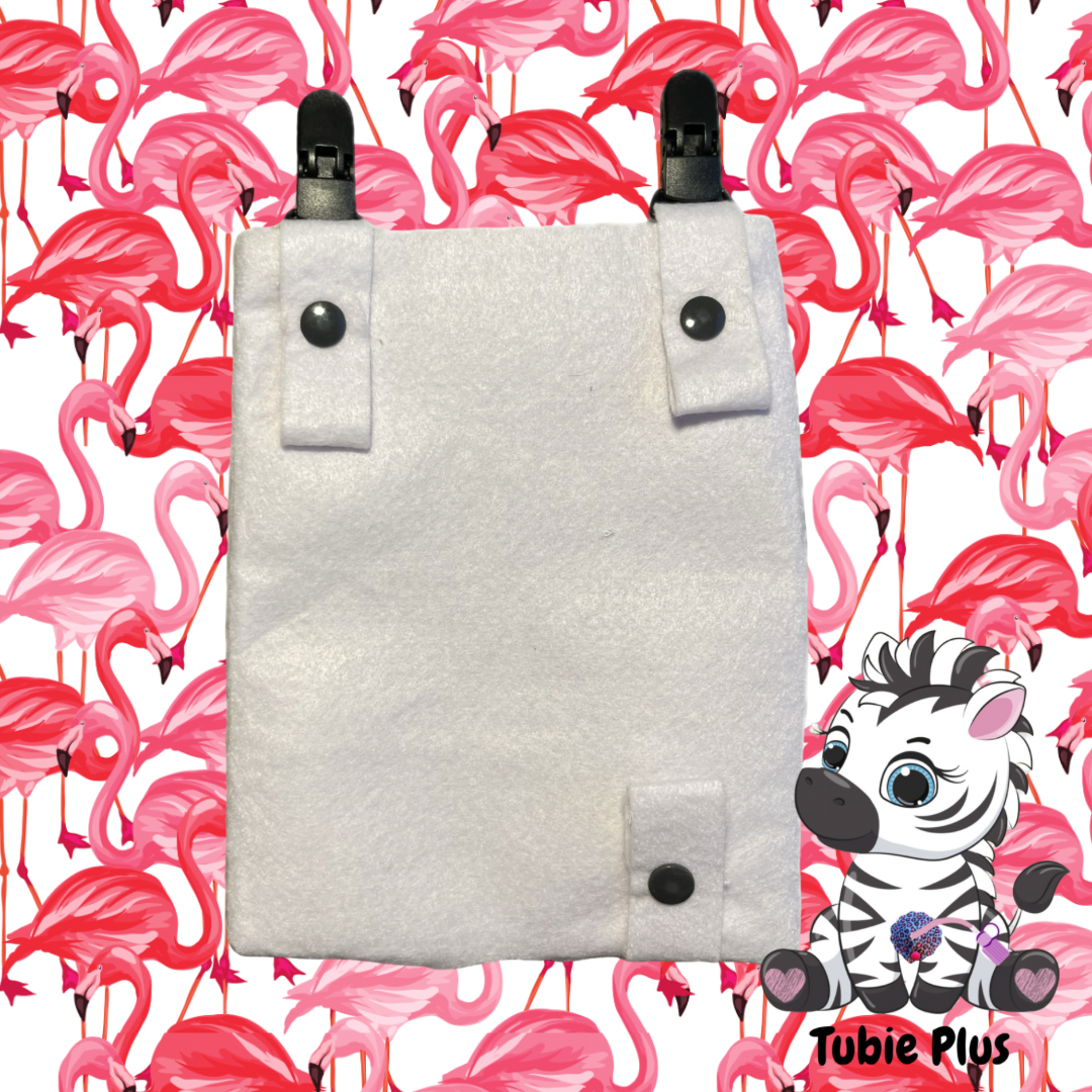 Flamingo Print Drainage Bag Cover